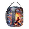 Spider-Man Cartoon Anime Lunch Bento Bag Children'S Fully Printed 3D Digital Insulation Bag Portable Outdoor Picnic Bag