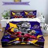 Ronaldo'S Legacy Football Print 3Pcs Bedding Setduvet Cover With 2 Bedropillowcase Home Birthday Gift