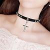 Gothic Necklace Anime S^imple Collar Choker Enthusiasts Necklace Women Chocker Jewelry (Black)