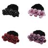 Cloth Hair Bun Net Korean Style Office Hair Flower Spring Hair Clip  Hotel Staff Uniform