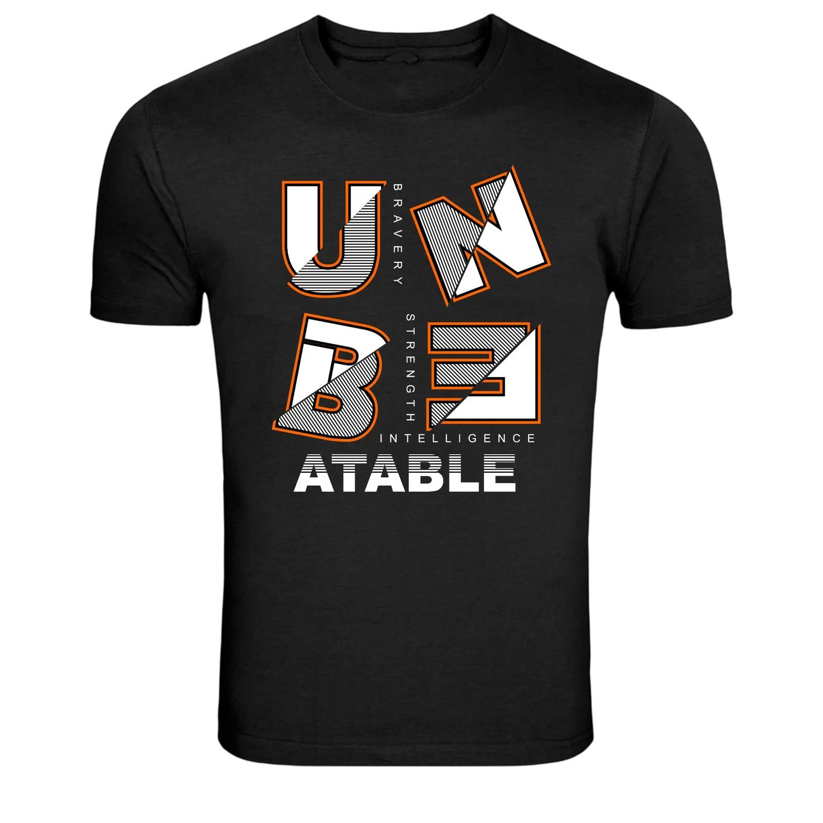 Urban Brave Strength Intelligence Typography Graphic T-Shirt S