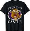 Hitte Mode Casual Disney Belle en het Beest Ik Run Dit Kasteel Doorn Portret T-shirt S-4XL Vier Seizoenen
