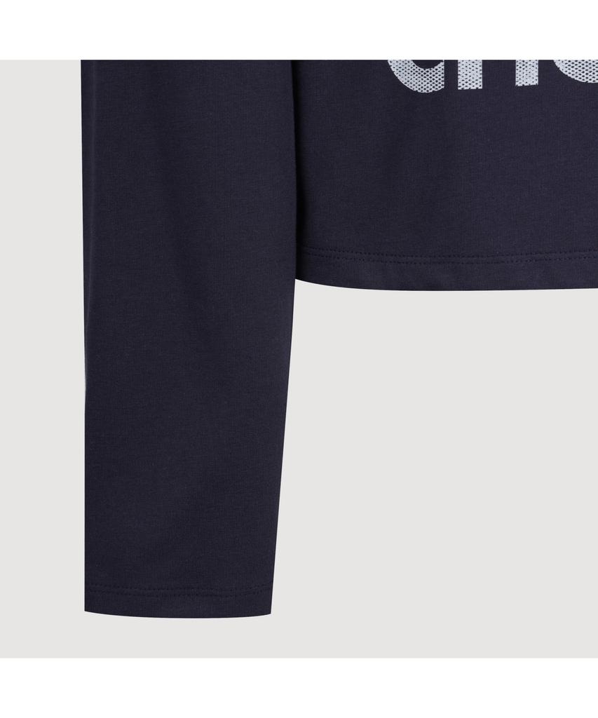 LUCKY CHOUETTE Chouette Point Long Sleeve T-Shirt (Dark Navy) Lftam25210Nyd