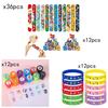 Brother Mario Party Favors Gifts Stamps Slap Bracelet Stickers Christmas Stocking Fillers Birthday Souvenirs Decoration Supplies