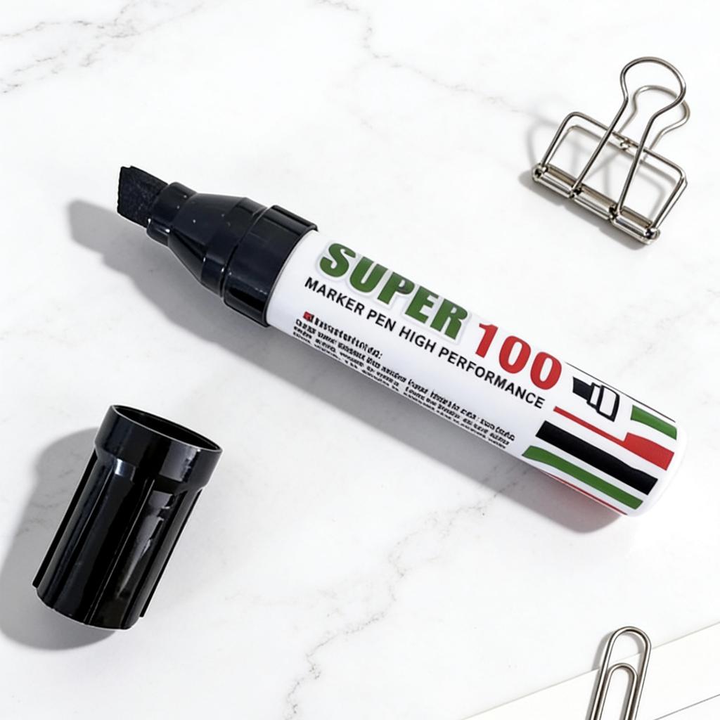 1 Pezzo Pennarello Jumbo Permanente Extra Larga Punta a Scalpello Pennarello Bold per Cartelli Poster Graffiti Occasioni all'Aperto