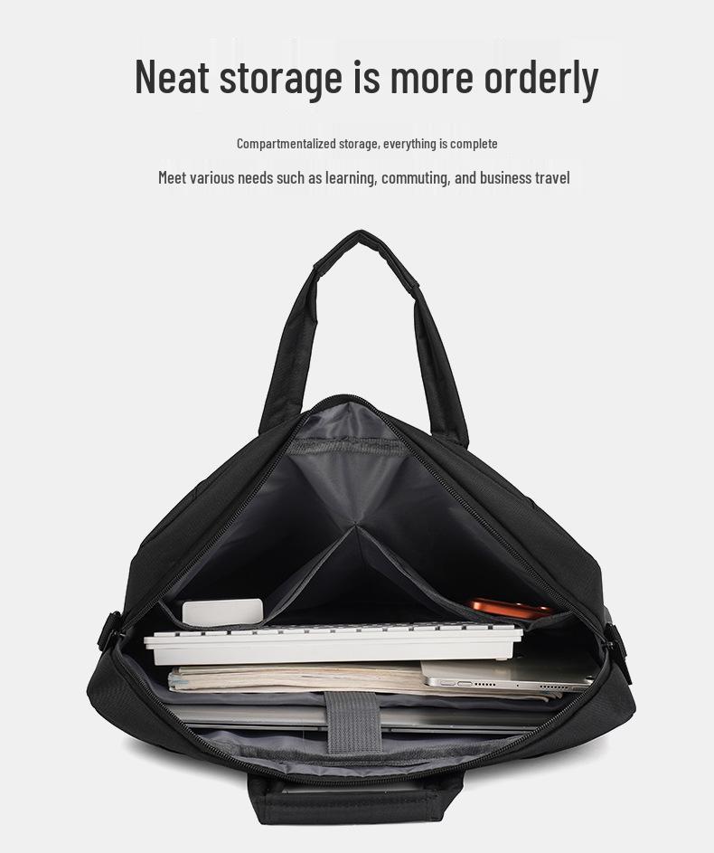 Multi-Color Fashion Handheld Crossbody Laptop Bag for Huawei/Apple 13-15.6 Inch, Large Capacity Business Bag