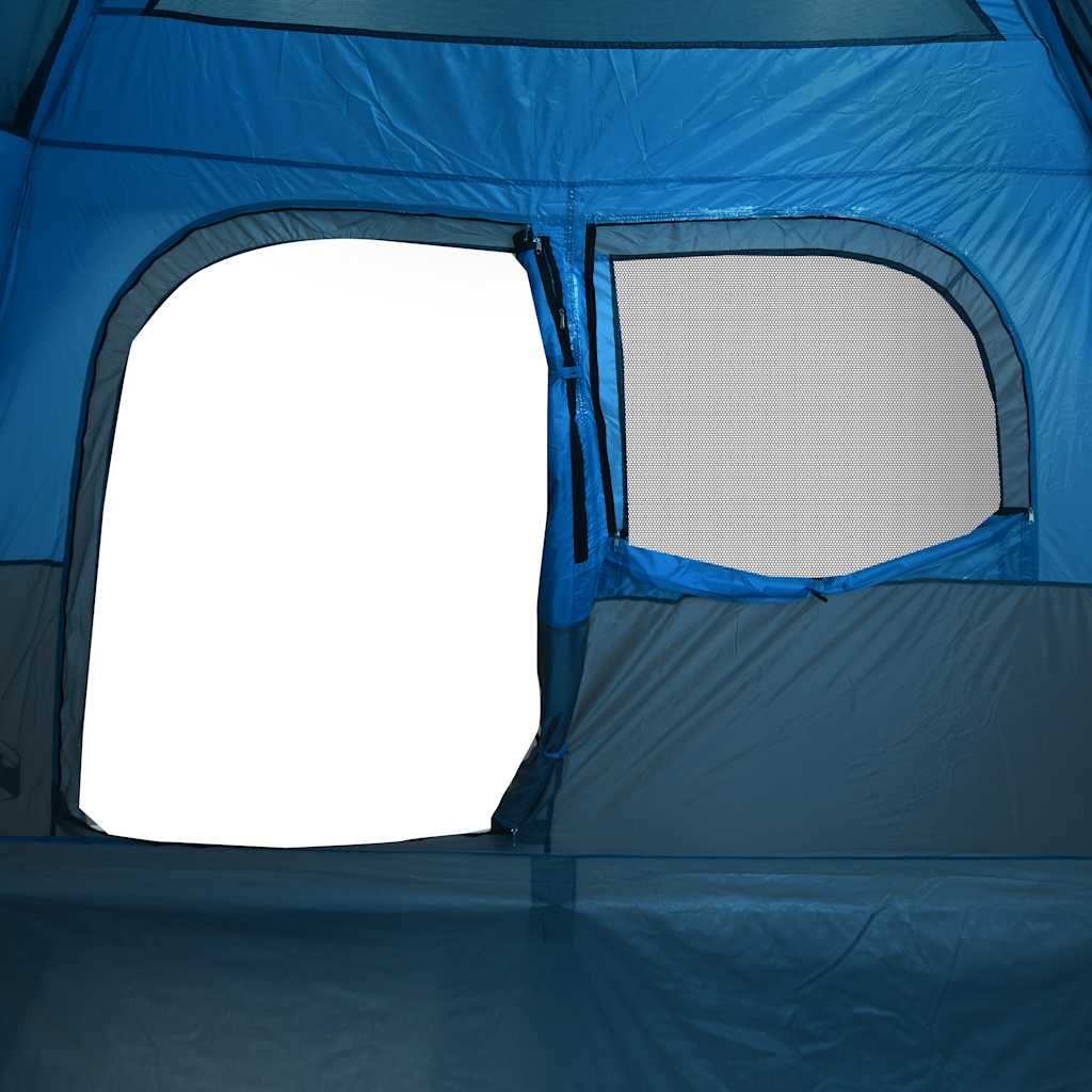 Family Tent for 6 Persons Blue Waterproof