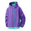 Men's 2025 Autumn Color Block Windbreaker Jacket – Sporty Outdoor Wear, Convertible Design