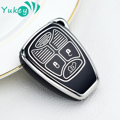 3 Buttons TPU Car Key Case Fob Cover for Jeep for Chrysler 200 300 Aspen PT Cruiser Sebring for Dodge Durango Avenger Charger