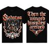 Nowe Gorące Oficjalne Koszulki Graficzne Sabaton Damskie Męskie Oversize Y2k T-shirt Zespół Heavy Metal Krótki Rękaw Damskie Męskie Wysokiej Jakości Koszulki