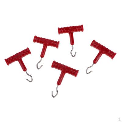 5 Pack Carp Fishing Knot Accessories Rig Puller Tightener Terminal Tackle Hair Making Tool