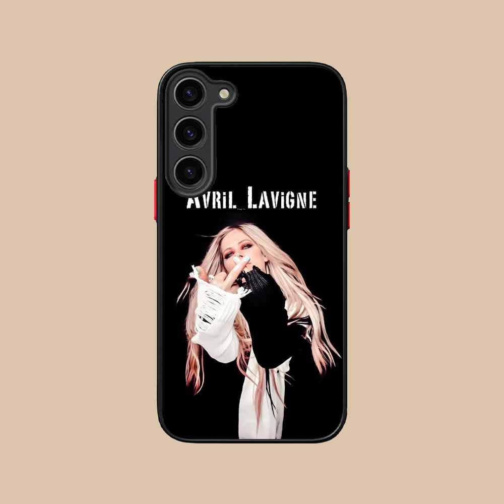 Avril Lavigne Silicone Mobile Phone Case for Samsung Galaxy S26 S25 S24 S23 S22 S21 Plus FE Ultra Colorful Cover
