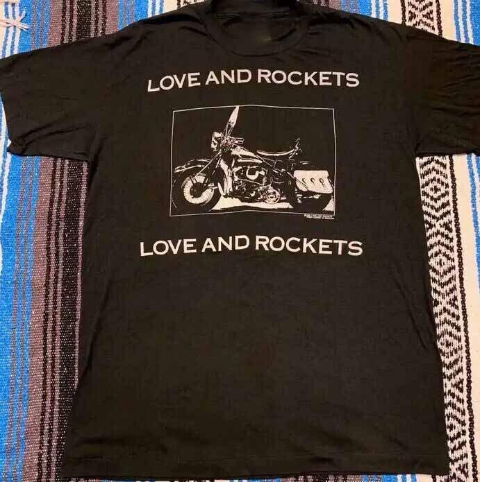 

1989 Love and Rockets Short Sleeve Black Gift For Fan Shirt Unisex T-Shirt S