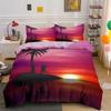 Luxury Sunset Surfing Duvet Cover for Teens Boys Girls Adults Summer Beach Theme Bedding Queen King Size Gift