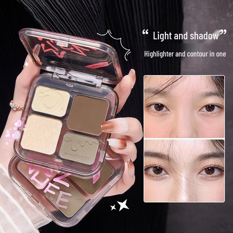 Mingxi Zhi Dynamic Four-Color Contour & Highlight Makeup Palette