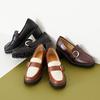Oriental Traffic Loafers for Round Chunky Large and Small All Year cm Women, Toe, Heel, Sizes, Stable, Stitching, Casual, Round, Belt, Buckle, 31309,