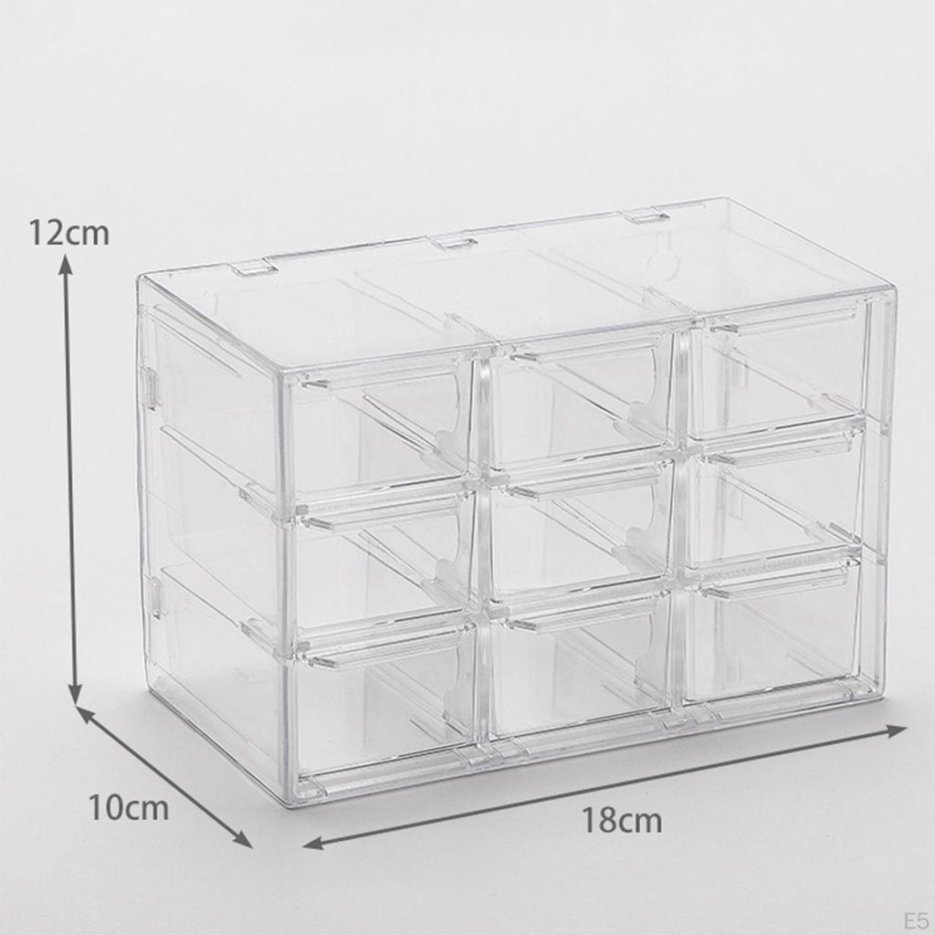 Masa için Kompakt Çekmece Düzenleyici - Takı, Sanat Malzemeleri ve Daha Fazlasını Düzenli Bir Şekilde Saklayın