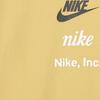 Nike Letter Logo Print Dopamine Short Sleeve T-Shirt for Men in Yellow