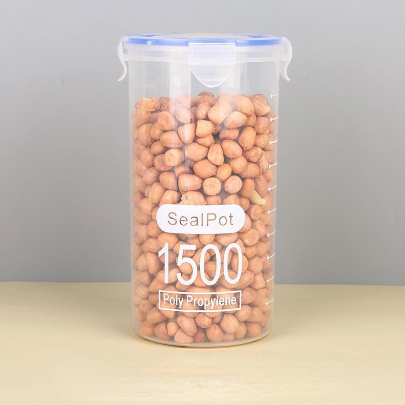

Сохраните ваши зерна свежими и в безопасности с помощью этого герметичного пластикового резервуара для хранения зерна 1500 ml