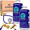 Kit para cargar aire acondicionado de coche r1234yf 2x gas refrigerante uv