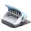 6 Hole Punch 5.5mm Hole Diameter 8 Sheet Capacity Small Loose Leaf Paper Puncher for Planner Notebook