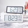 Temperature LCD Digital Wall Clock Humidity Desktop Clock Electronic Clock  Office Decoration