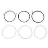 Vbestlife Nylon Guitar Set for Classical Replacement Guitar Accessories and Strings, 6-String Guitar, Parts, (Black White)