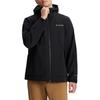Columbia Solid Color Hooded Zipper Thermal Reflective Outdoor Hiking Waterproof Lightweight Jacket Men jackets Black WE0505-010