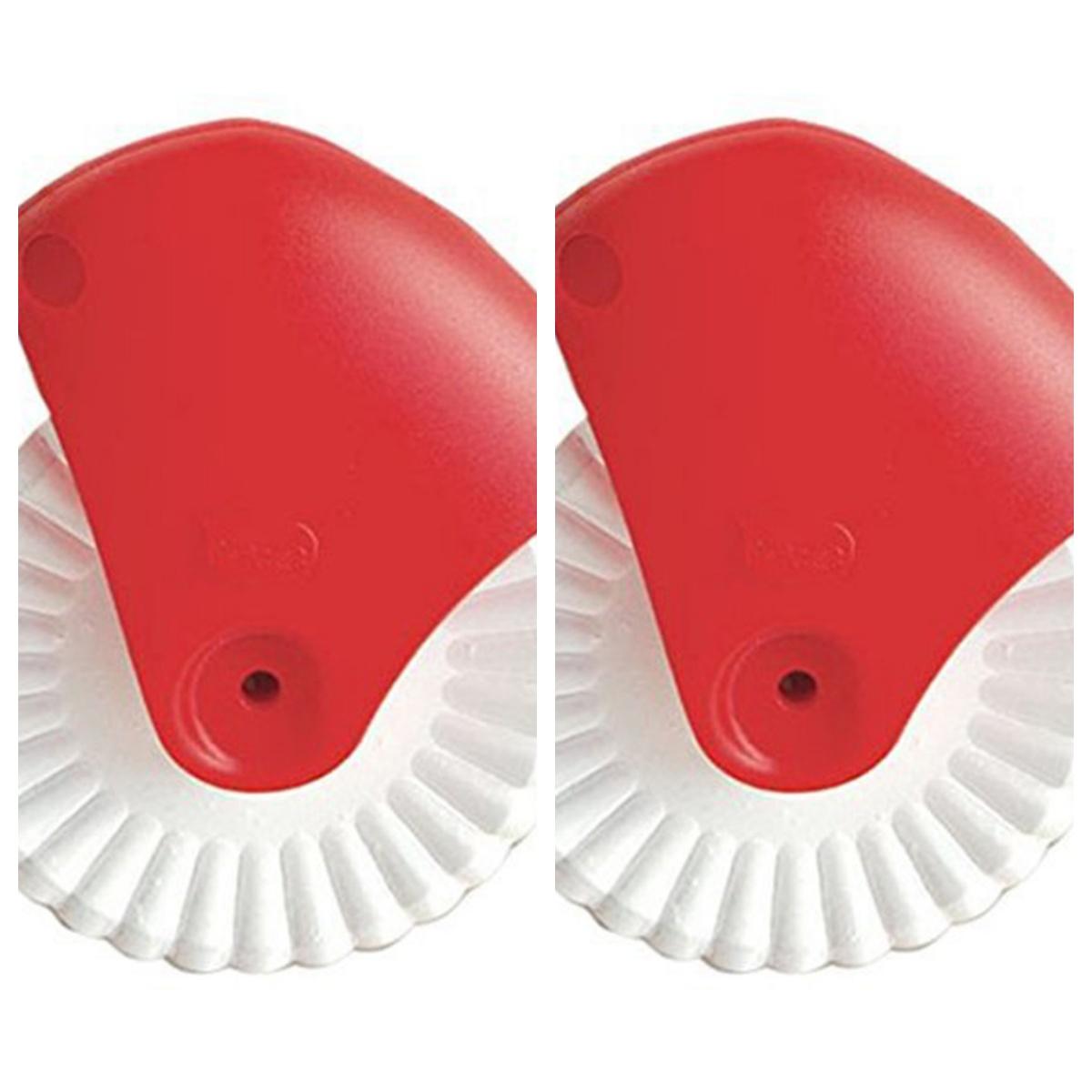 

Колесо для кондитерских изделий Talos, роликовый декоратор, резак для корочки для пиццы, ручной формовки, инструмент для выпечки Wave 2pcs