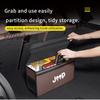 Zcfn1 Car Trunk Storage Box Organizer Foldable Stowing Tidying Bag For Jeep Wrangler Renegade Patriot Grand Cherokee Compass Wagoneer