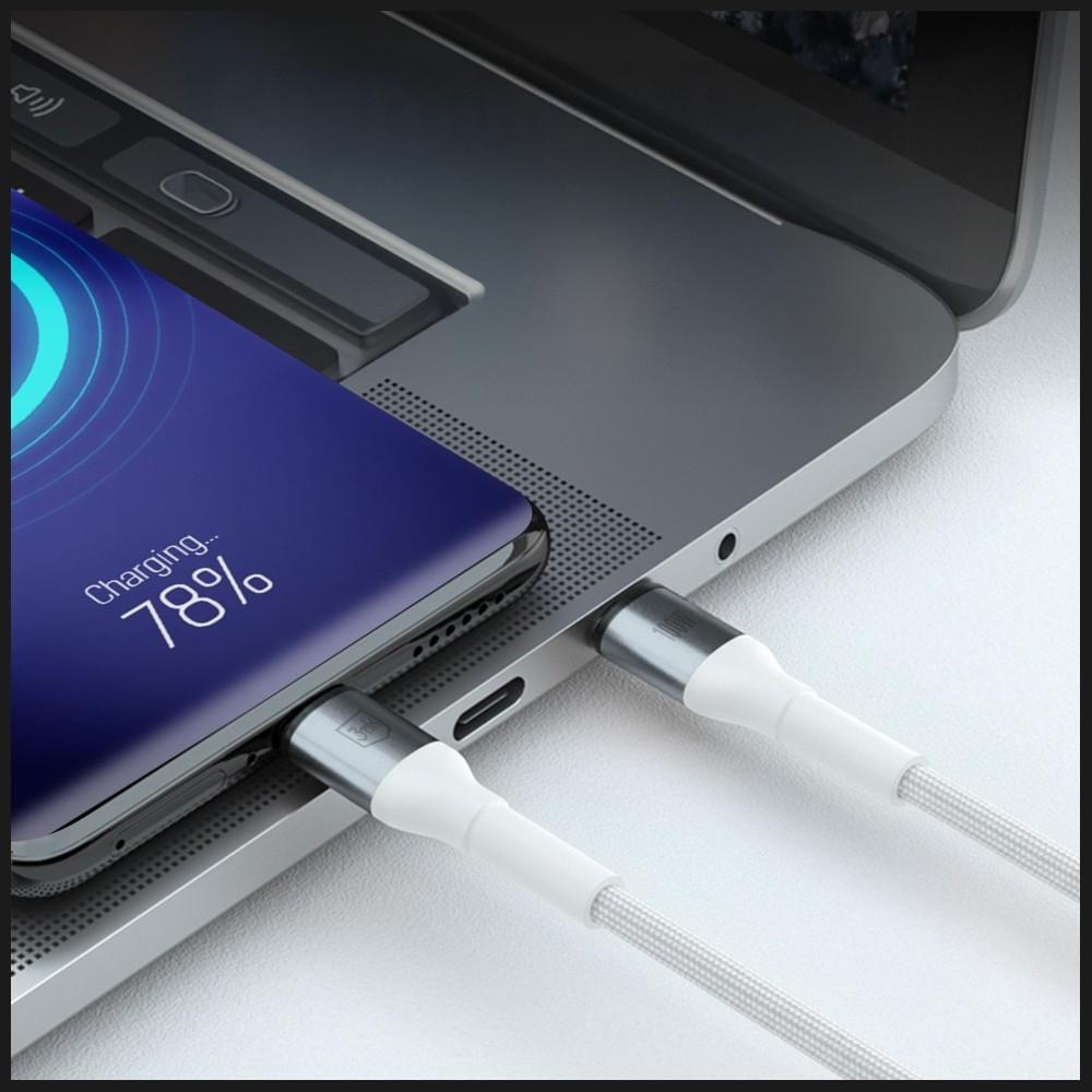 Kabel 3Mk Hyper Cable N-Series Usb-C Do  Usb-C 2M Pd 3.0 Qc 3.0 20V/5A 100W Biały