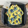 Men's Floral Short-sleeve Shirt, Korean Style, Loose Fit, Summer Vintage, New Trendy and Stylish Hawaiian Style
