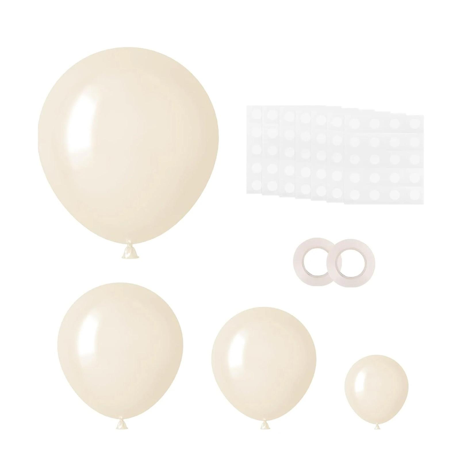 

129 Разных размеров пастельных наборов для гирлянд, арок, свет для дня рождения, Дня святого Валентина, крестин ребенка, объявления пола, свадебной вечеринки, украшения One Size белый