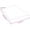 Vidaxl Blat Do Łazienki, 40X60X(2-6) Cm, Surowe, Lite Drewno