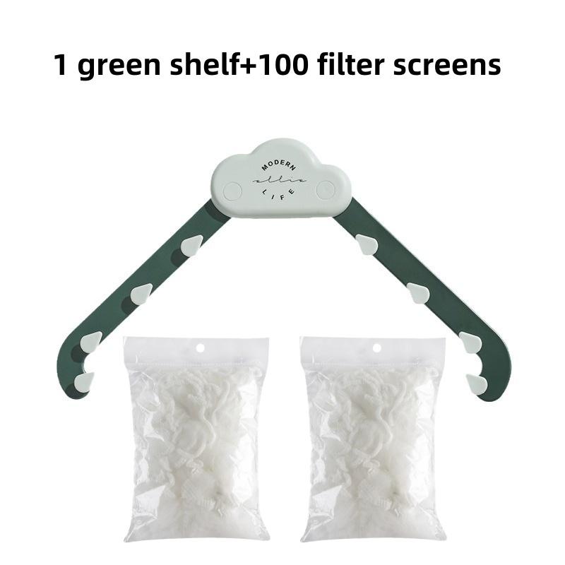 50/100 Stück Sets NEU Spülbeckenablaufgestell Küchenspüle Müllfiltersieb Spüle Einweg-Filterbeutel Auslaufsicher Waschmaschenfilter