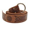 Medieval Embossed Waist Belt Bag Set for Men Women Vintage Knights Costume Circular Waistband Coin Purse Cosplay Decors