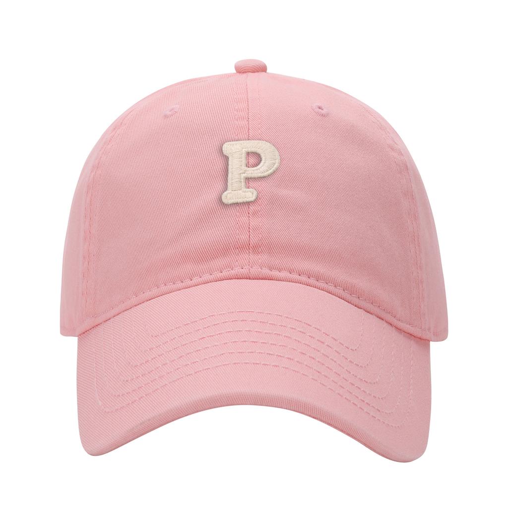 Letter P Duckbill Cap Casual Fashion Versatile Street Baseball Cap Couple Hat Shopping Date Fashion Item