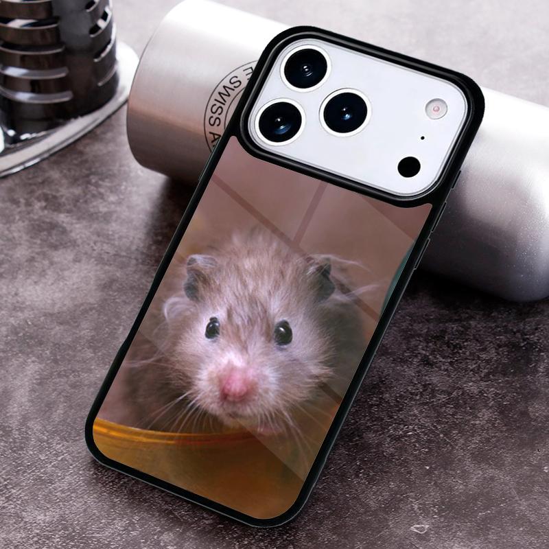 

Cute Adorable Hamster Phone Case For iPhone 17 16 15 14 13 12 11 Pro Max Plus 17Air Soft Silicone Cover iPhone 13 Pro