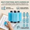 4 In 1 Math Practice Roller Stamp For Kids Calculation Learning Tool With Addition Subtraction Multiplication Division Function