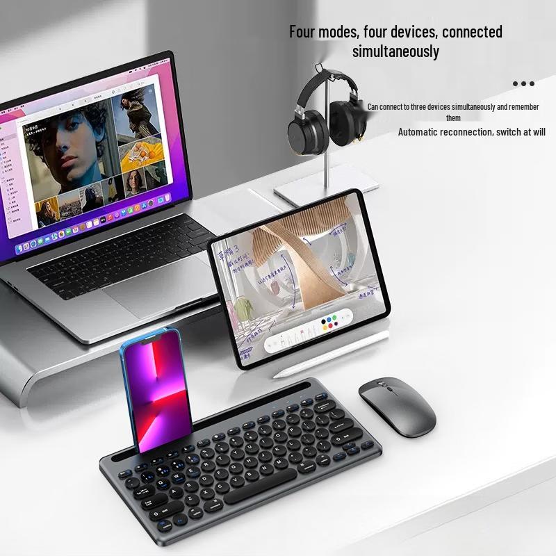 OLOEY Wireless Bluetooth Dual-Mode Keyboard & Mouse Combo