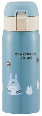 Bouteille Mug Isotherme Skater 350ml en Acier Inoxydable avec Bouchon Direct sous Vide Mon Voisin Studio Ghibli (STOT3-A) Ouverture à une touche, Isolé, Paroi à double paroi,