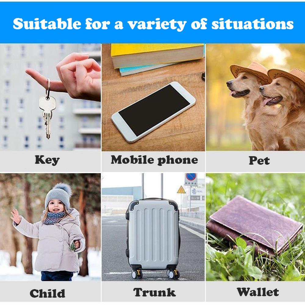 Mini-Smart-GPS-Ortungsgerät, Tag-Schlüssel für Kinder, Hunde, Katzen, Geldbörse, Gepäckortung und Finder