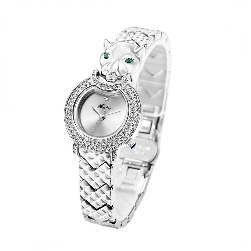 Fashion Womens Swiss Waterproof Leopard Watch Trendy Design Quartz Wristwatch