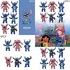 6-pack Of Sturdy 8cm Stidi Figure Toys For Cake Decoration 150g Plastic Material