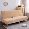Sametová celopotahová pohovka Potah matrace Jednoduché skládání bez loketní opěrky Natahovací potah pohovky Látka All Inclusive Univerzální