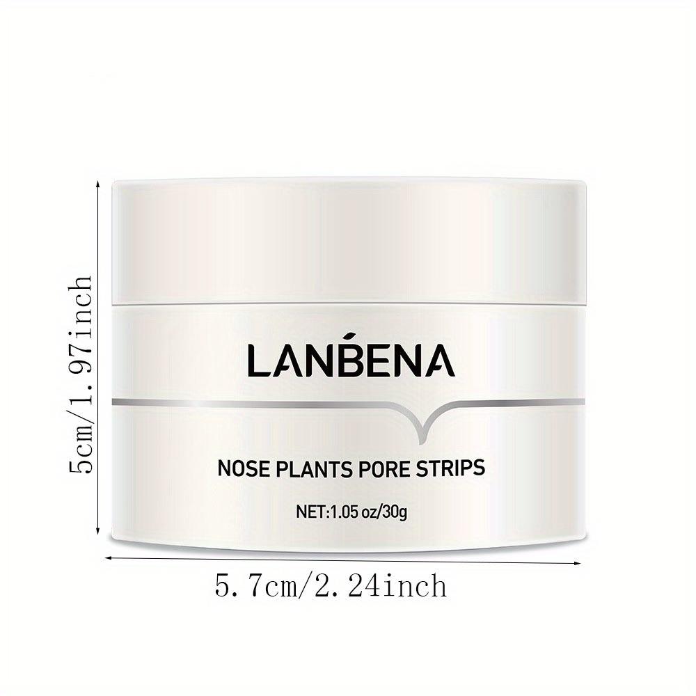 

Маска для носа для удаления черных точек Lanbena Pore Strip Черная маска Пилинг Лечение прыщей Уход за кожей 30g белый