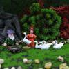 Model Dwarves Resin Simulated Duck Tabletop Figurine Micro Ornament Landscape