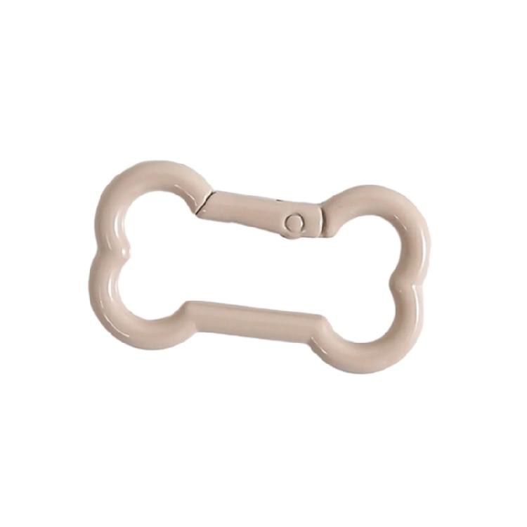 Zinc Alloy Bone Keychain Decoration Spring Operated Clasp Available In 6 Playful Color Options