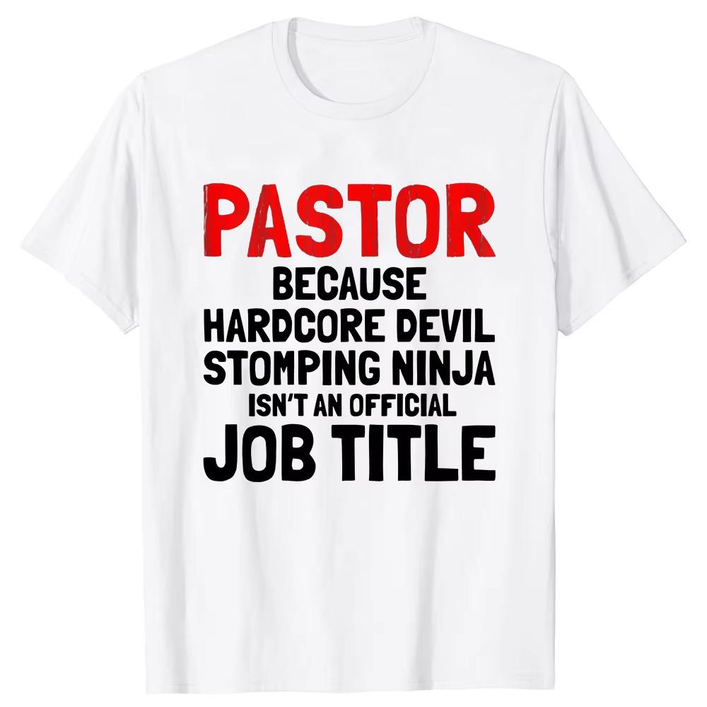 Funny This Pastor Has An Awesome Congregation Women T Shirts Bible Jesus Christian God Short Sleeve Birthday Gifts Men T-shirt