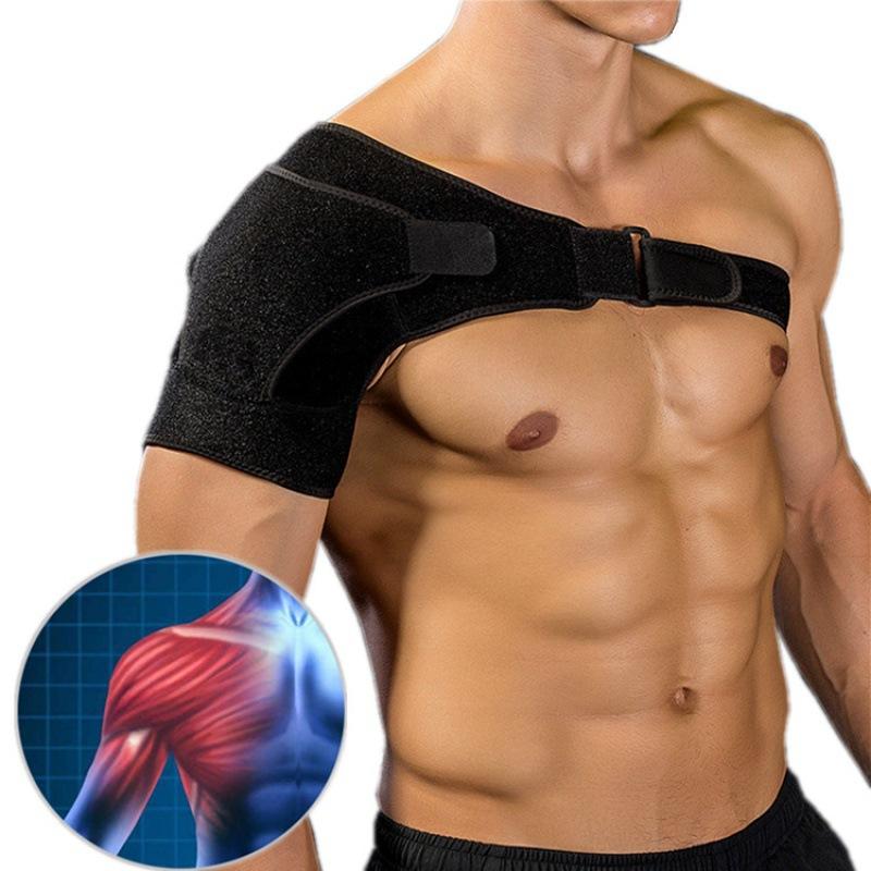 Shoulder Brace with Pressure Pad, Suitable for Both Men and Women, Adjustable Shoulder Brace for Left and Right Shoulder Protect